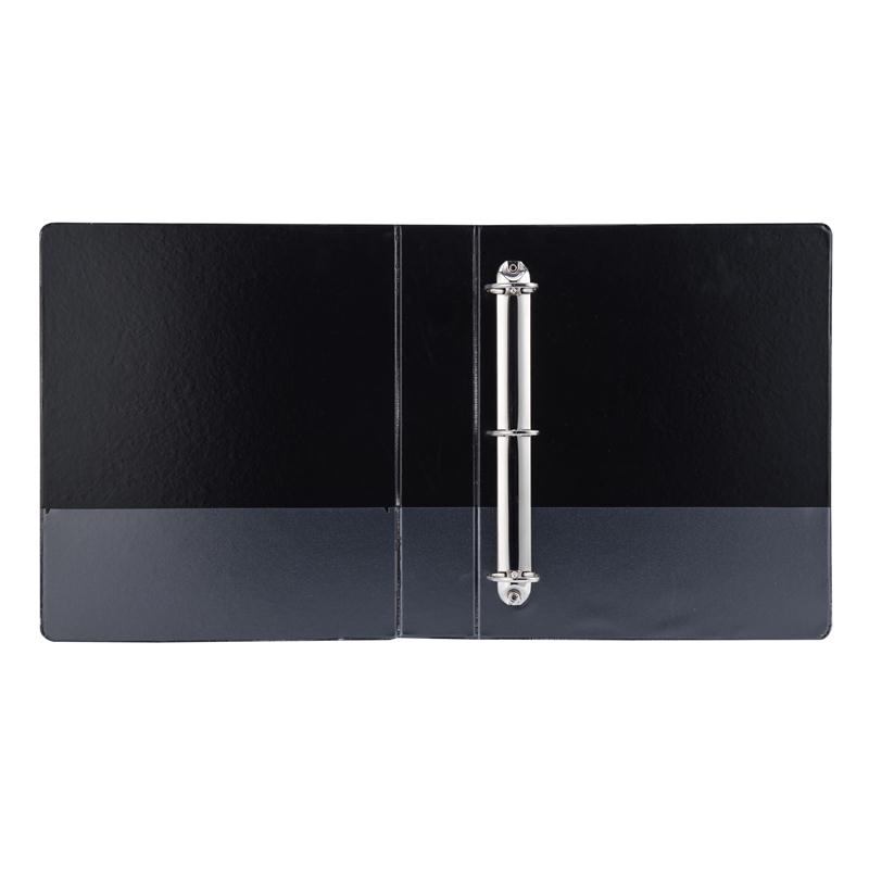 ONE 3 Ring Binder 2-Inch Spine A4 Black 3 Ring File